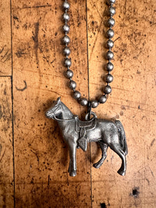 Tres Melinda Grandaddy Horse Necklace
