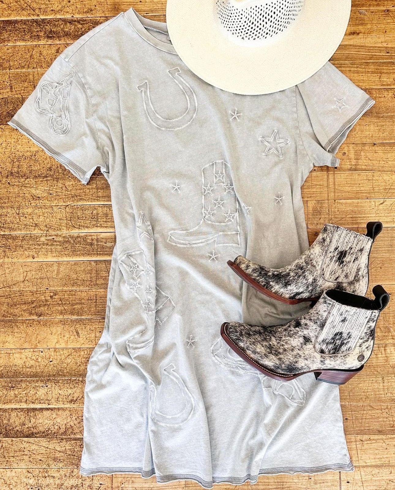 Western Embroidery Dress