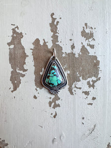 Desperado Turquoise + Sterling Silver Pendant