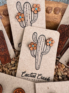 Cactus Creek Western Rose Stud Earring