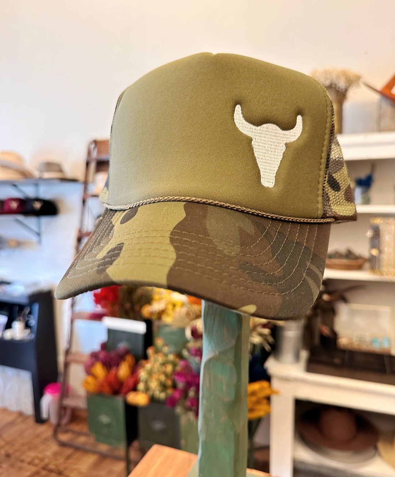 Bison Skull Signature Trucker Hat