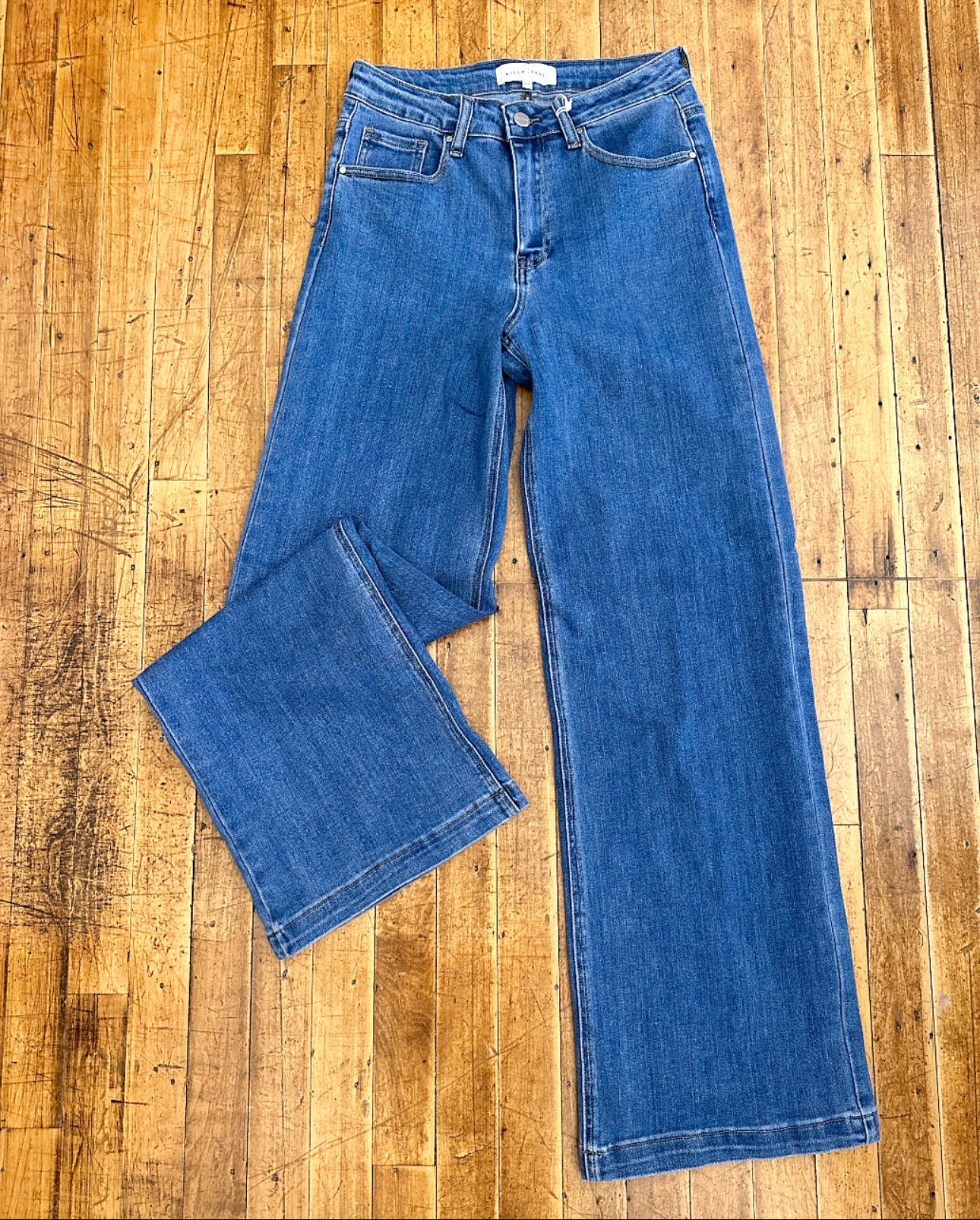 Stovepipe Wide Leg Jeans