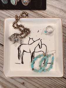 For a Love of Horses Jewelry Dish & Catch-All