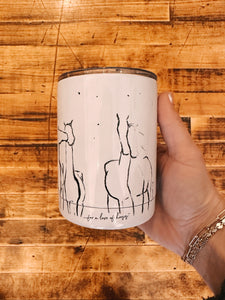 For a Love of Horses Travel Tumbler