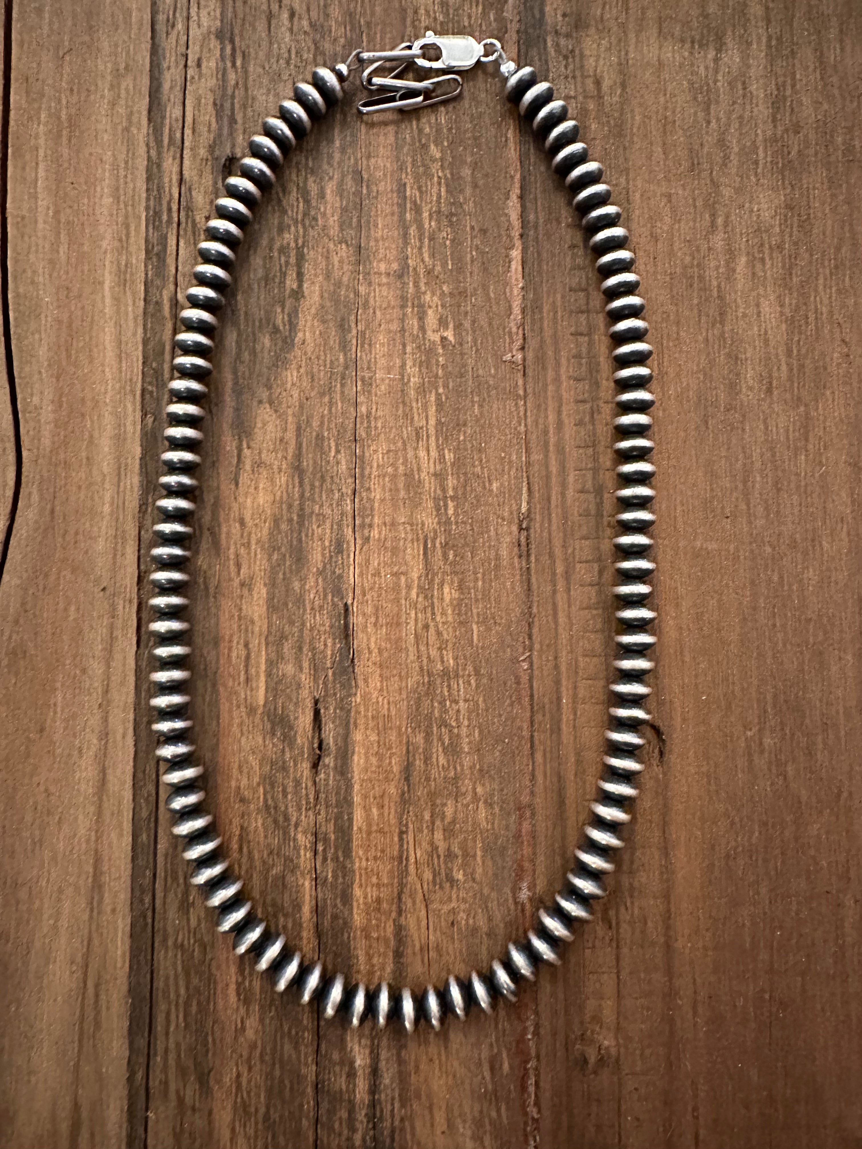 16" Saucer Cowgirl Pearl Necklace
