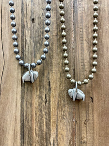 Small + Mighty Bison Necklace
