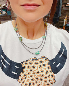 Rodeo Nights Chunky Turquoise Strand - 38"