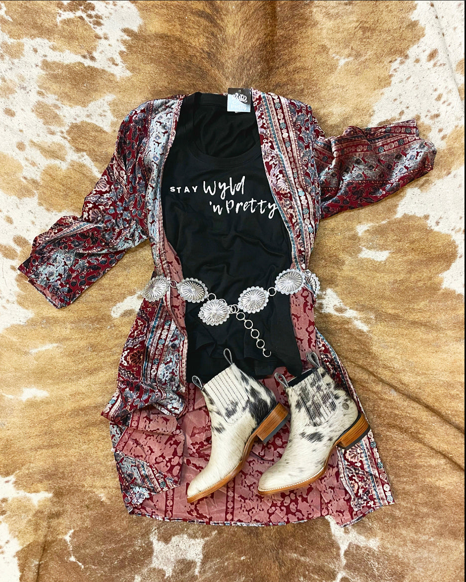 Velvet Romance Kimono