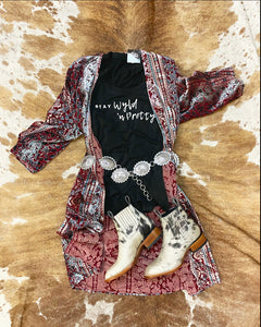 Velvet Romance Kimono