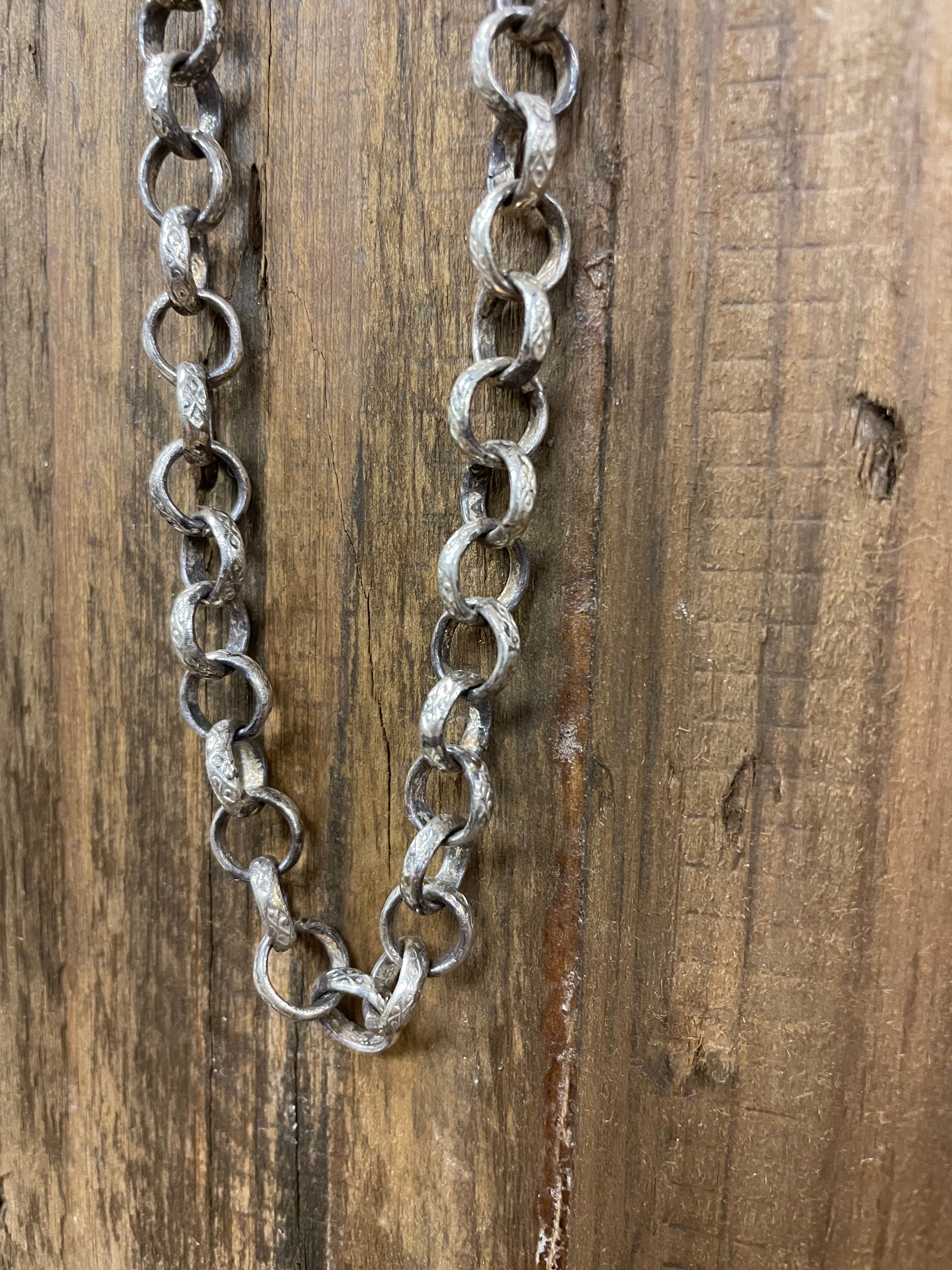 WNP Hand Selected Stamped Chain Necklace